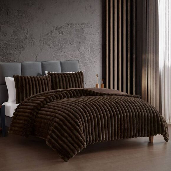 Hallmart Collectibles Other - Hallmart Collectibles 3pc Queen Comforter Set Brown